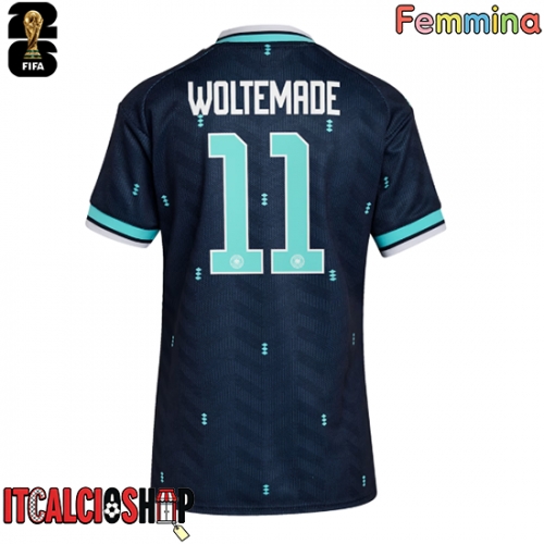 Germania Nick Woltemade #11 Seconda Maglia Femmina Mondiali 2026 Manica Corta